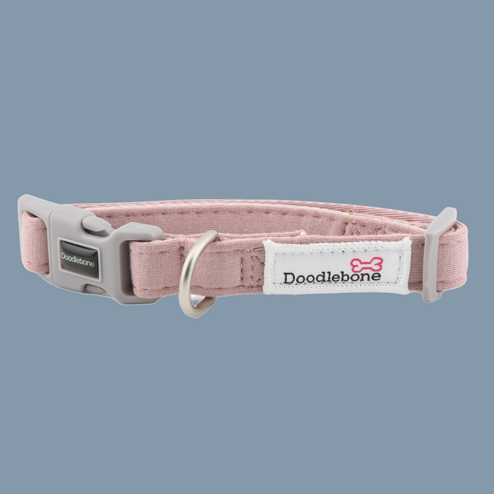 Chalky Pink Dinky Dog Snappy Harness, Collar & Lead Set