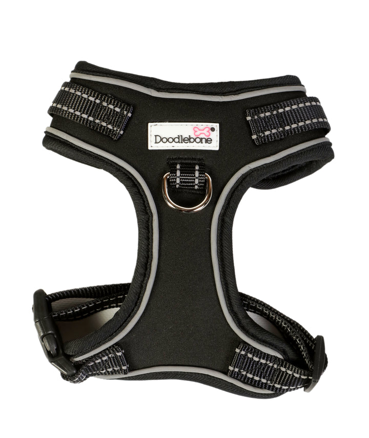 Coal Adjustable Airmesh Harness, Padded Collar & Lead Set