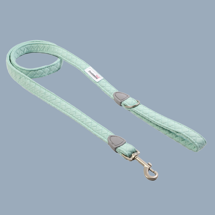 Mint Quilt Dinky Dog Snappy Harness, Collar, Lead & Bow Tie Set