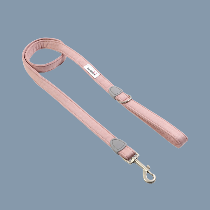 Chalky Pink Dinky Dog Snappy Harness, Collar & Lead Set